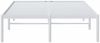 vidaXL Bettgestell Metall Weiß 120x200 cm 350911 Bild 5