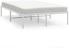 vidaXL Bettgestell Metall Weiß 120x200 cm 350911 Bild 2