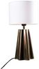 PR Home 4373402-FR01 Tischleuchte Aira Öl Messing Optik Schirm Weiß 50cm Bild 1