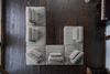 KAWOLA Modulsofa WIOLO SOFT 6 Module 6 Rückenkissen Weicher Breitcord grau 84 x 333 x 333 cm Bild 5