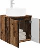 vidaXL Wandmontierte Waschtisch Altholz 49,5 x 44,5 x 65 cm 890440 Bild 3