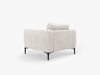 Micadoni Sessel Bemy 1-Sitzer Strukturierter Stoff Beige Bild 3