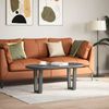 vidaXL Couchtischbeine V-Form 2 Stück Anthrazit 38x(42-43,3) cm Stahl 4012626 Bild 2