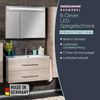 FACKELMANN B.CLEVER LED Spiegelschrank 90 cm breit, Braun hell Bild 2