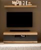 TV-Lowboard Assina in Eiche und grau 150 cm Bild 5