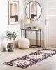 Teppich schwarz beige 80 x 240 cm orientalisches Muster Kurzflor ARITAS Bild 3