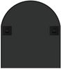 vidaXL Wandspiegel Schwarz 100x45 cm Oval 348208 Bild 5