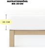 Schlafgut 'Easy' Spannbettlaken, MADE IN GREEN by OEKO-TEX®, Gummizug: rundum, Jersey Elasthan, Purple Mid, S 90x190cm - 100x220cm Bild 3