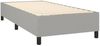 vidaXL Boxspringbett mit Matratze & LED Stoff Hellgrau 90x200 cm, Härtegrad: H2 [3138605] Bild 5