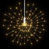 vidaXL Feuerwerkslichter 10 Stk. Weihnachtsdeko Warmweiß 20cm 1400LEDs 328599 Bild 5