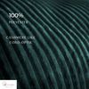 Plüsch Bettwäsche in Cord-Optik Wendebettwäsche mit Reißverschluss Anthrazit-Grün 200x220 cm Bild 5