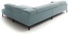 KAWOLA Sofa DELIA Ecksofa Cord hellblau Recamiere rechts 74 x 219 x 276 cm Bild 5