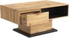 Couchtisch mit Schublade & doppelseitigem Stauraum, 100x60x47 cm, Eiche/Anthrazit Bild 5