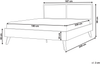 Bett mit Lattenrost MONPAZIER 180 x 200 cm Rattan Heller Holzfarbton Bild 2