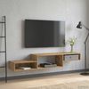 vidaXL Wandmontierter TV-Schrank Wandhalterung Artisan-Eiche 8005996 Bild 4