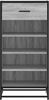 vidaXL Schuhregal Grau Sonoma 48x38x97,5 cm Holzwerkstoff 849212 Bild 4