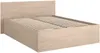 Vente-unique - VELONA Bett Holz, Platte Beige - B 199,8 cm x H 81,2 cm x L 164,4 cm Bild 3