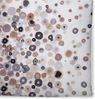 Janine Bettwäsche 2 teilig - MODERN ART S, Mako-Satin, Baumwolle mercerisiert, Punkte-Print Weiß/Braun 155x220cm Bild 3