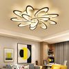 oyajia Deckenleuchte 120W Modern LED Deckenleuchte 96cm, 7200LM Dimmbar mit Fernbedienung, LED fest integriert, warmweiß kaltweiß neutralweiß, Blumenförmiges Design LED Deckenlampe, für Wohnzimmer, Schlafzimmer Bild 2
