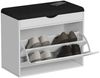 Schuhbank Schufy Weiß 60 x 51 cm mit 2 Fächern Vicco Bild 5