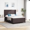 vidaXL Boxspringbett mit Kissen Dunkelbraun 190 x 140 cm Stoff 3341640 Bild 1