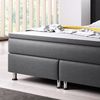 Boxspringbett Dallas 180x200 Webstoff Anthrazit Bild 3