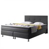 Boxspringbett Dallas 180x200 Webstoff Anthrazit Bild 4
