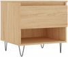 vidaXL Couchtische 2 Stk. Sonoma-Eiche 50x46x50 cm Holzwerkstoff 830915 Bild 5