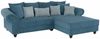 Home affaire Ecksofa King George King Henry, Mega Sofa, Breite 260cm, L-Form, mit Federkern, in legerer Polsterung und vielen Kissen Bild 2