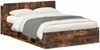 vidaXL Bettgestell mit Stauraum Geräucherte Eiche 140 x 190 cm 3433380 Bild 2