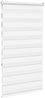 vidaXL Doppelrollo Weiß 85x150 cm Stoffbreite 80,9 cm Polyester 4014752 Bild 4