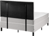 Boxspringbett Stoff COUNTESS 120 x 200 cm Hellgrau Bild 5