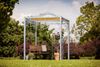 ELEO Metallpavillon quadratisch Meran 2 x 2 m feuerverzinkt Bild 2