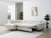 Vente-unique - NURAZIO Sofa SamtStoff Beige - B 202 cm x H 70 cm x L 268 cm Bild 3