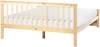 Bett mit Lattenrost OLENDON 160x200 cm Holz Heller Holzfarbton Bild 5