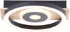 BRE-Light Maureen LED Deckenleuchte 22x20cm schwarz/holz Metall/Holz/Kunststoff 12 W LED integriert (1100lm, 3000K) Bild 5