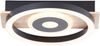 BRE-Light Maureen LED Deckenleuchte 22x20cm schwarz/holz Metall/Holz/Kunststoff 12 W LED integriert (1100lm, 3000K) Bild 4