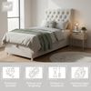 Best for Home Boxspringbett mit Bettkasten K-14 SINGLE inkl. Bonell-Matratze (Einzelbett, Polsterbett gepolstertes Kopfteil, Jugendbett, Kinderbett, 70x200 80x200 90x200 100x200 cm), Handwerksqualität, TOP Preis-Leistungs-Verhältnis Bild 2