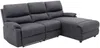 Vente-unique - LUNANO Sofa Stoff Grau - B 170 cm x H 98 cm x L 234 cm Bild 1