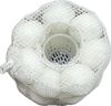 COIL Filterbälle Pool Filterbälle, Ökologischer Wasserfilter, Korb mit Filterbällen, für Spa, (Kompatibel mit Filter Typ VI Bestway und Intex Typ S1, 20 Stück, 20 Bälle enthalten), Die Bälle sind maschinenwaschbar, Wiederverwendbar Bild 3