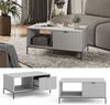 Couchtisch Eliza Grau 90 x 50 cm Vicco Bild 2
