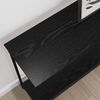 vidaXL Konsolentisch mit Regal Schwarz Eichen-Optik 101 x 30.5 x 75 cm 883518 Bild 4