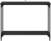 vidaXL Konsolentisch mit Regal Schwarz Eichen-Optik 101 x 30.5 x 75 cm 883518 Bild 5