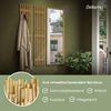 Bellamio 'Sava' Garderobenpaneel, Bambus, 110x25 cm, Wandgarderobe mit 8 Haken, 2er Set Bild 3