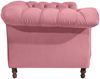 Ivette Sessel Samtvelours Rose Buche Nussbaumfarben Bild 4