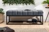 riess-ambiente Sitzbank PETIT BEAUTÉ 110cm silbergrau / schwarz (Einzelartikel, 1-St), Flur · Samt · Metall · Schlafzimmer · Design Bild 4