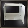 STAMAR Spülenschrank Küchenschrank 80cm Weiß Komplett Set Spüle 2 Kammer Dreharmatur Chrom Standschrank Edelstahl Spülbecken Schwenkbare Armatur Siphon Set XXL Bild 4
