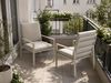 MeXo Gartenlounge-Set Alu Gartenmöbel-Sets Gartenstuhl, (2-tlg, 2 Esszimmerstühle, 60x 68x 85 cm, 4 Auflagen, bis zu 140 kg belastbar), wetterfest Gartengarnitur Set Bild 2