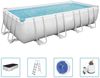 Power Steel™ Frame Pool, Lichtgrau, 549 x 274 x 122 cm Bild 2