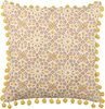 Kissen 2er Set Blumenmuster LYCROIS Baumwolle 45 x 45 cm Gelb Bild 4